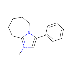 C[n+]1cc(-c2ccccc2)n2c1CCCCC2 ZINC000005574543