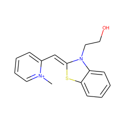 C[n+]1ccccc1/C=C1\Sc2ccccc2N1CCO ZINC000000188599