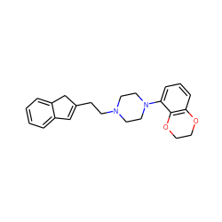 C1=C(CCN2CCN(c3cccc4c3OCCO4)CC2)Cc2ccccc21 ZINC000013743676