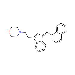 C1=C(CCN2CCOCC2)c2ccccc2/C1=C\c1cccc2ccccc12 ZINC000013782398