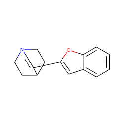 C1=C(c2cc3ccccc3o2)C2CCN1CC2 ZINC000053151300