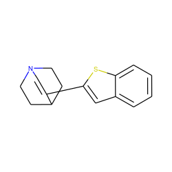 C1=C(c2cc3ccccc3s2)C2CCN1CC2 ZINC000000017171