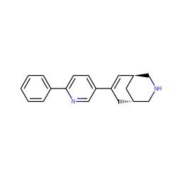 C1=C(c2ccc(-c3ccccc3)nc2)C[C@H]2CNC[C@H]1C2 ZINC000101576725