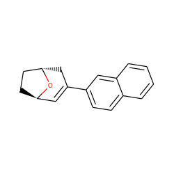 C1=C(c2ccc3ccccc3c2)C[C@H]2CC[C@H]1O2 ZINC000101501501