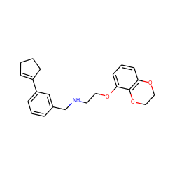 C1=C(c2cccc(CNCCOc3cccc4c3OCCO4)c2)CCC1 ZINC000035259214