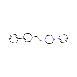 C1=C(c2ccccc2)CC[C@@H](CCN2CCN(c3ccccn3)CC2)C1 ZINC000027715109