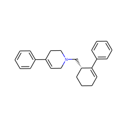 C1=C(c2ccccc2)CCN(C[C@H]2CCCC=C2c2ccccc2)C1 ZINC000013738831