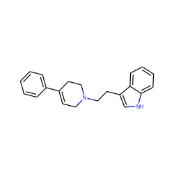 C1=C(c2ccccc2)CCN(CCc2c[nH]c3ccccc23)C1 ZINC000013728571