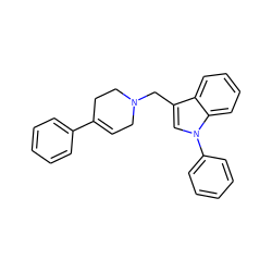 C1=C(c2ccccc2)CCN(Cc2cn(-c3ccccc3)c3ccccc23)C1 ZINC000103265618