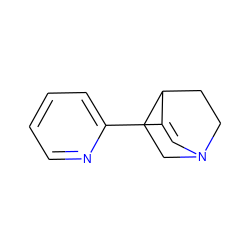 C1=C(c2ccccn2)C2CCN1CC2 ZINC000000004847