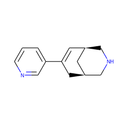 C1=C(c2cccnc2)C[C@@H]2CNC[C@H]1C2 ZINC000095572185