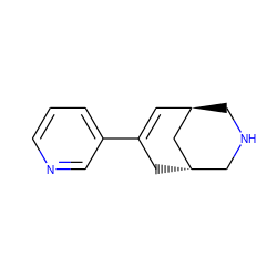 C1=C(c2cccnc2)C[C@H]2CNC[C@H]1C2 ZINC000103064446