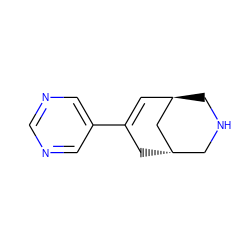 C1=C(c2cncnc2)C[C@H]2CNC[C@H]1C2 ZINC000101576560