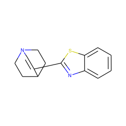 C1=C(c2nc3ccccc3s2)C2CCN1CC2 ZINC000000017172