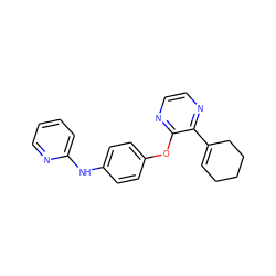 C1=C(c2nccnc2Oc2ccc(Nc3ccccn3)cc2)CCCC1 ZINC000139424651