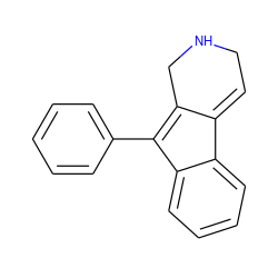 C1=C2C(=C(c3ccccc3)c3ccccc32)CNC1 ZINC000028260334