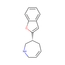 C1=CC[C@@H](c2cc3ccccc3o2)CNC1 ZINC000095585488