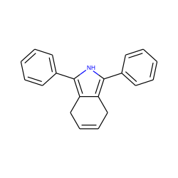 C1=CCc2c(-c3ccccc3)[nH]c(-c3ccccc3)c2C1 ZINC000013835365