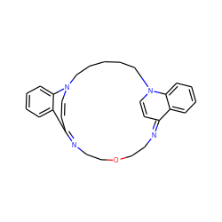 C1=CN2CCCCCN3C=CC(=NCCOCCN=C1c1ccccc12)c1ccccc13 ZINC000377845835