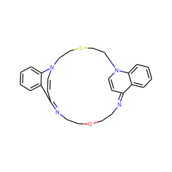 C1=CN2CCSCCN3C=CC(=NCCOCCN=C1c1ccccc12)c1ccccc13 ZINC000377846424