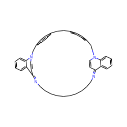 C1=CN2Cc3ccc(cc3)CCc3ccc(cc3)CN3C=CC(=NCCCCCCCCCCN=C1c1ccccc12)c1ccccc13 ZINC000377838554