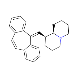 C1=Cc2ccccc2C(=C[C@@H]2CCCN3CCCC[C@H]23)c2ccccc21 ZINC000071295224