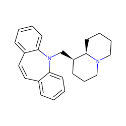 C1=Cc2ccccc2N(C[C@@H]2CCCN3CCCC[C@H]23)c2ccccc21 ZINC000005390484