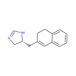 C1=NC[C@@H](CC2=Cc3ccccc3CC2)N1 ZINC000003976000