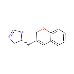 C1=NC[C@@H](CC2=Cc3ccccc3OC2)N1 ZINC000013862096