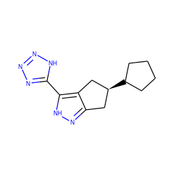 C1CCC([C@H]2Cc3n[nH]c(-c4nnn[nH]4)c3C2)C1 ZINC000034456304