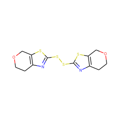 C1Cc2nc(SSc3nc4c(s3)COCC4)sc2CO1 ZINC001772583795