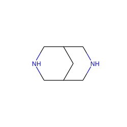 C1NCC2CNCC1C2 ZINC000003651059