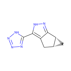 C1c2c(n[nH]c2-c2nnn[nH]2)[C@@H]2C[C@H]12 ZINC000038218659