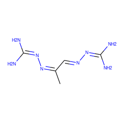 CC(/C=N/N=C(N)N)=N/N=C(N)N ZINC000014951867