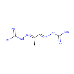 CC(/C=N/NC(=N)N)=N\NC(=N)N ZINC000004557060