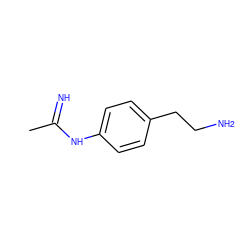 CC(=N)Nc1ccc(CCN)cc1 ZINC000026722579