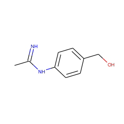 CC(=N)Nc1ccc(CO)cc1 ZINC000026722526