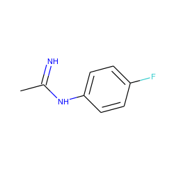 CC(=N)Nc1ccc(F)cc1 ZINC000026722720