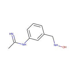 CC(=N)Nc1cccc(CNO)c1 ZINC000013780431