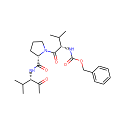 CC(=O)[C@@H](NC(=O)[C@@H]1CCCN1C(=O)[C@@H](NC(=O)OCc1ccccc1)C(C)C)C(C)C ZINC000013527945