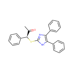 CC(=O)[C@@H](Sc1nc(-c2ccccc2)c(-c2ccccc2)[nH]1)c1ccccc1 ZINC000028126289