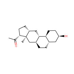 CC(=O)[C@@H]1CC[C@@H]2C[C@H]3[C@@H](CC[C@H]4C[C@H](O)CC[C@@H]43)C[C@]21C ZINC000224933592