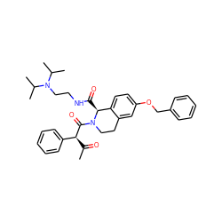 CC(=O)[C@H](C(=O)N1CCc2cc(OCc3ccccc3)ccc2[C@@H]1C(=O)NCCN(C(C)C)C(C)C)c1ccccc1 ZINC000028340826