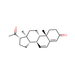 CC(=O)[C@H]1CC[C@H]2[C@@H]3C=CC4=CC(=O)CC[C@@]4(C)[C@H]3CC[C@]12C ZINC000299818887