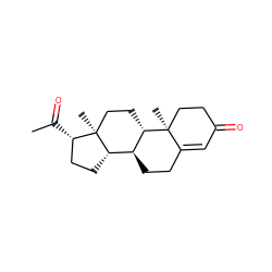 CC(=O)[C@H]1CC[C@H]2[C@@H]3CCC4=CC(=O)CC[C@]4(C)[C@H]3CC[C@]12C ZINC000004428529