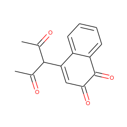 CC(=O)C(C(C)=O)C1=CC(=O)C(=O)c2ccccc21 ZINC000101403984