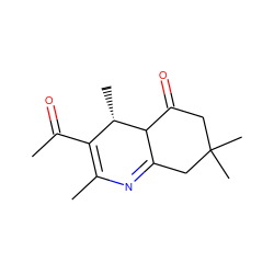 CC(=O)C1=C(C)N=C2CC(C)(C)CC(=O)C2[C@H]1C ZINC000101891329