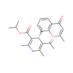 CC(=O)C1=C(C)NC(C)=C(C(=O)OC(C)C)[C@@H]1c1cccc2c(=O)cc(C)oc12 ZINC000043152283