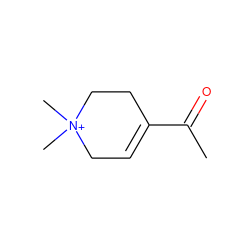 CC(=O)C1=CC[N+](C)(C)CC1 ZINC000005159424