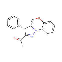 CC(=O)C1=NN2c3ccccc3OC[C@H]2[C@H]1c1ccccc1 ZINC000028951460